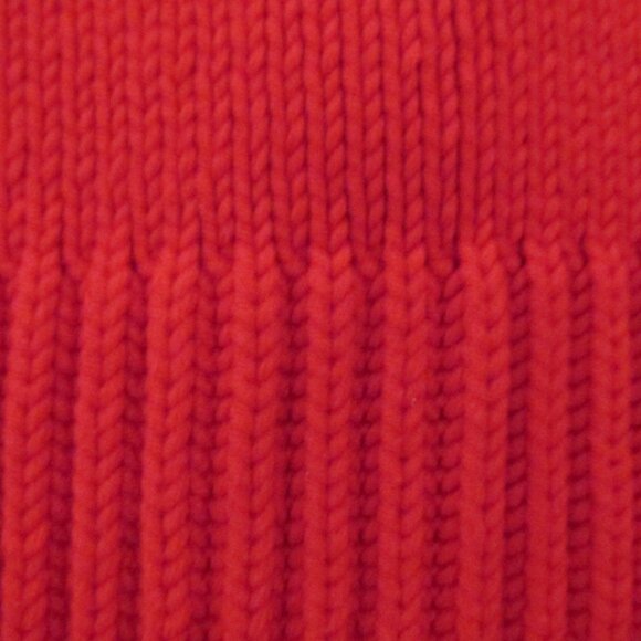EXPRESS WOMENS SIZE M SWEATER RED ZIP FRONT CARDIGAN W/ COLLAR CHRISTMAS HOLIDAY - Picture 5 of 11